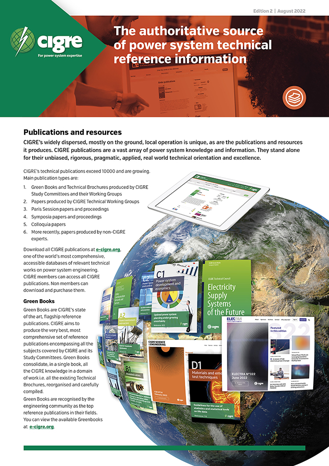 Publications - CIGRE - Comité National Français